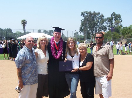 My sons college graduation.