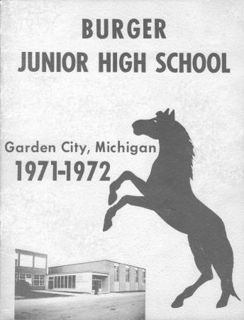 Burger Junior High School 1971-1972 Yearbook