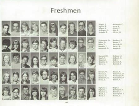 WEST LEYDEN FRESHMAN CLASS 1969