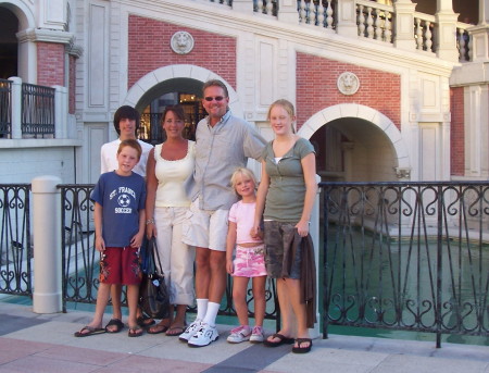 My Happy Family Of Four At The Venetian