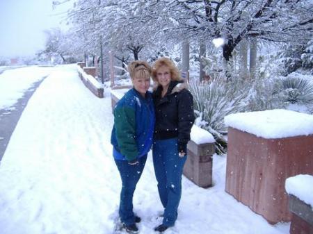 My mom and I at Roosevelt Lake Arizona