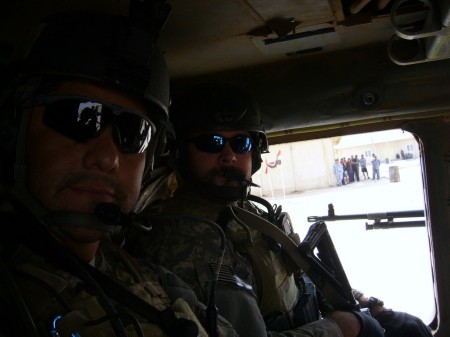Going for a helo ride woohoo in Iraq!!