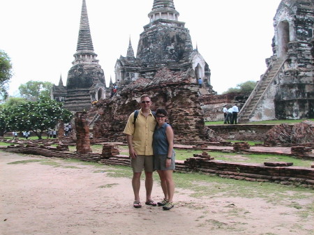 Vic and I in Thailand "on business".
