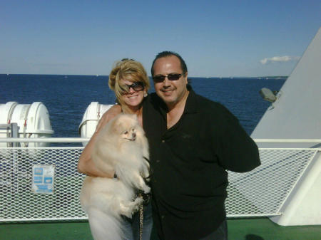 Sal and I -  Long Island ferry Aug '11