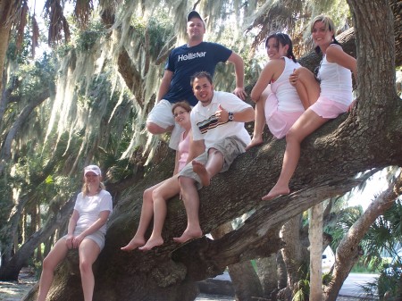 My family and fiancee at Myaka State Park, Sarasota