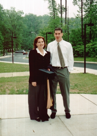 1996 MBA Graduation at Mason with Future Husband Doug