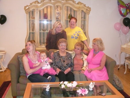 Barbara with 5 Generations of Family