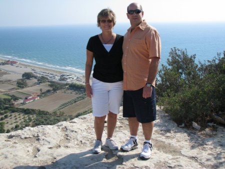 Kerry and I in Cyprus