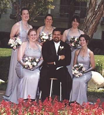 Groom and his matrons