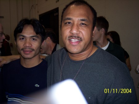 With Manny "The Pac Man" Pacquiao