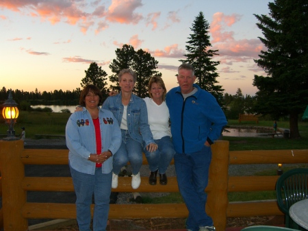 Denise, Beth, Linda and Mike (Linda's Husband)