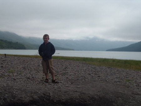 Lyndon at Eklutna Lake