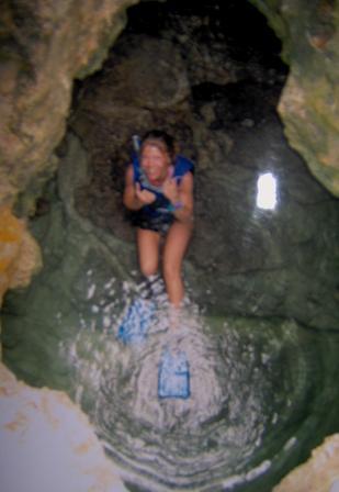 Me, scuba diving in Mexico