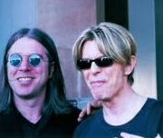 With David Bowie 2002
