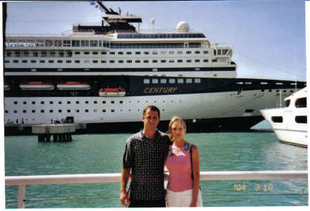 Justin and I in Key West March of 04.