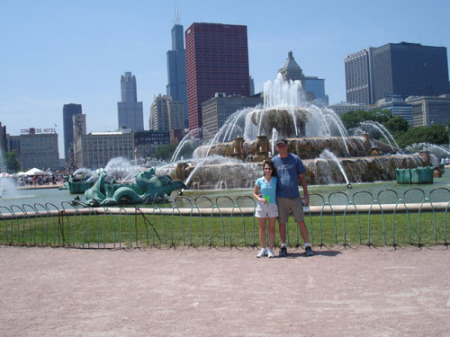 Buckingham Fountain at Taste of Chicago