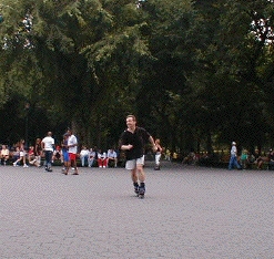 Skating In Central Park