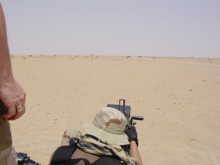 mk19 on targets in distance