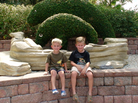 Zach and Nick at Disney