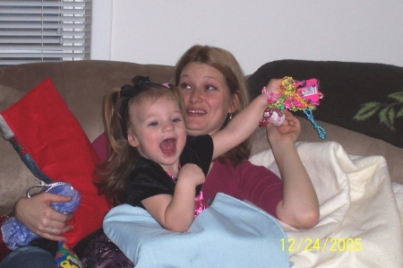 Daughter-in-law(Mattie) and grand-daughter(MacKenzie)