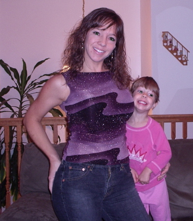 My wife and little girl '05