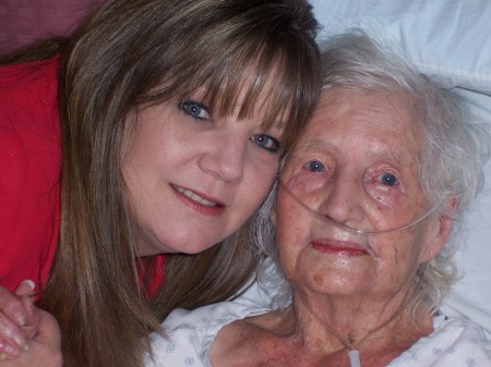 Julie and Grandma March 15, 2006 10 days before she passed