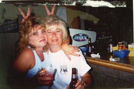  me and my friend pam at bunkys tavern in sandy run