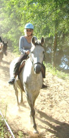 Me on my daughter's horse ( sept 08 )