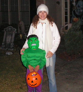 Morgan and I Halloween 2005