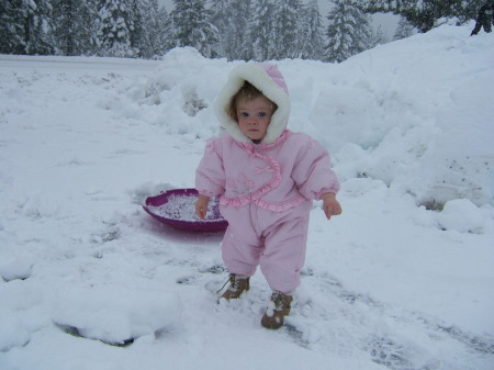 Skylar, Our grandaughter.  Jan 06