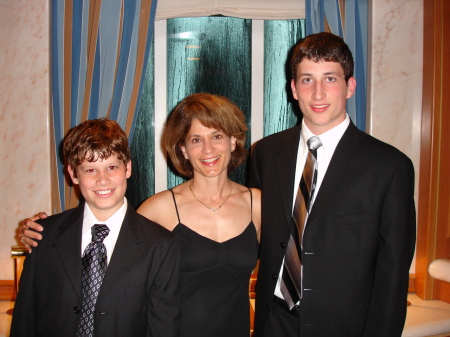 Margie and her boys.