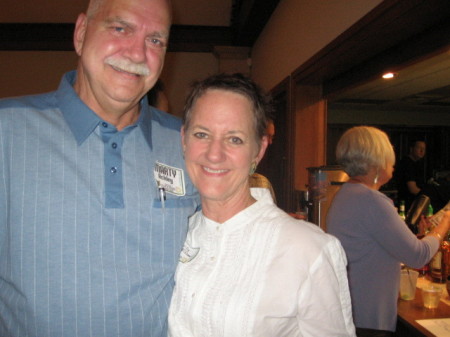 With Beverly Brown at 40th reunion