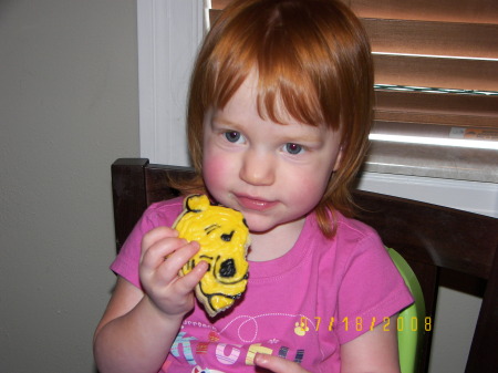 Thanks for the cookie Aunt Jenny!