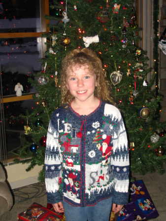 My daughter 8 years old xmas 05