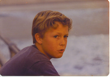 Me January 1977 at Manhattan Beach Pier