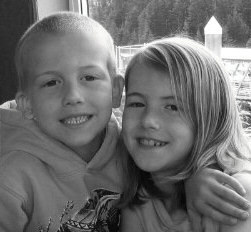 Joey, 7 and Ashlyn, 10