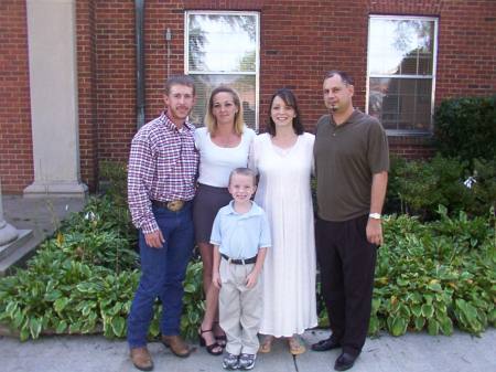 Ben, Mom, Me, Richard, and Tristan.