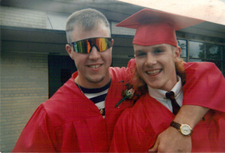 Mike and Ax at graduation