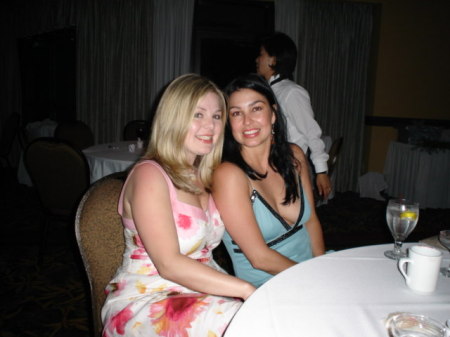 Melissa and Kisa at Elissa's Wedding