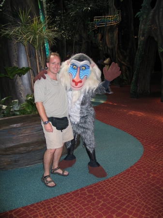 Rafiki at the Learning Station