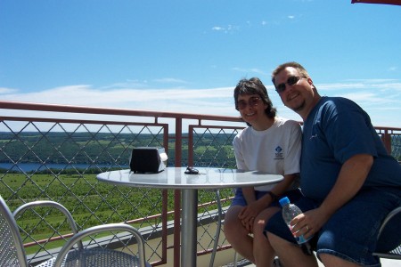 Laurie and I at Blue Heron Winery in NY