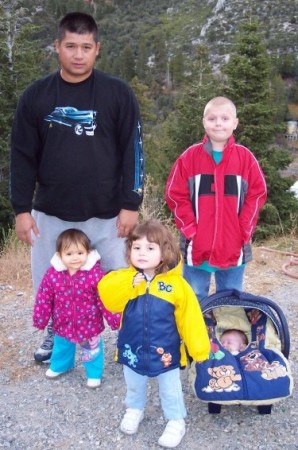 Mt Charleston with the kids