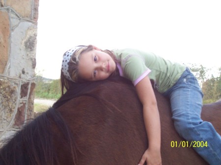 geena and her horse