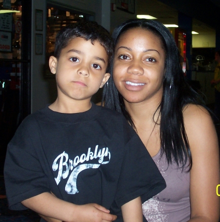 Sabrina w/ son, Jacobi