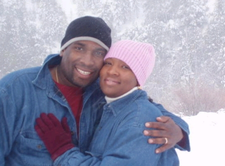 Mr.&Mrs.D in Cali Snow...