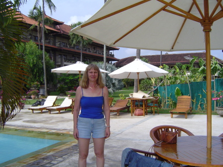 Judy in Bali