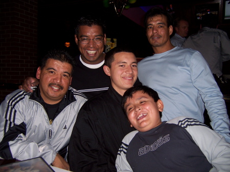 Brandon's B-Day with his uncles and cousin
