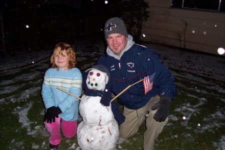 Husband Chris and Daughter