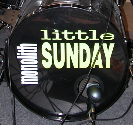 Kick drum with my band logo... :-)