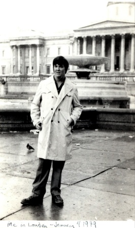 Me in London, Jan 1979